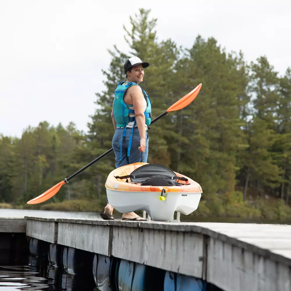 PELICAN - Standard Kayak Paddle 220 cm (87'') - Orange - PS1967-00 - LIFE STYLE 3