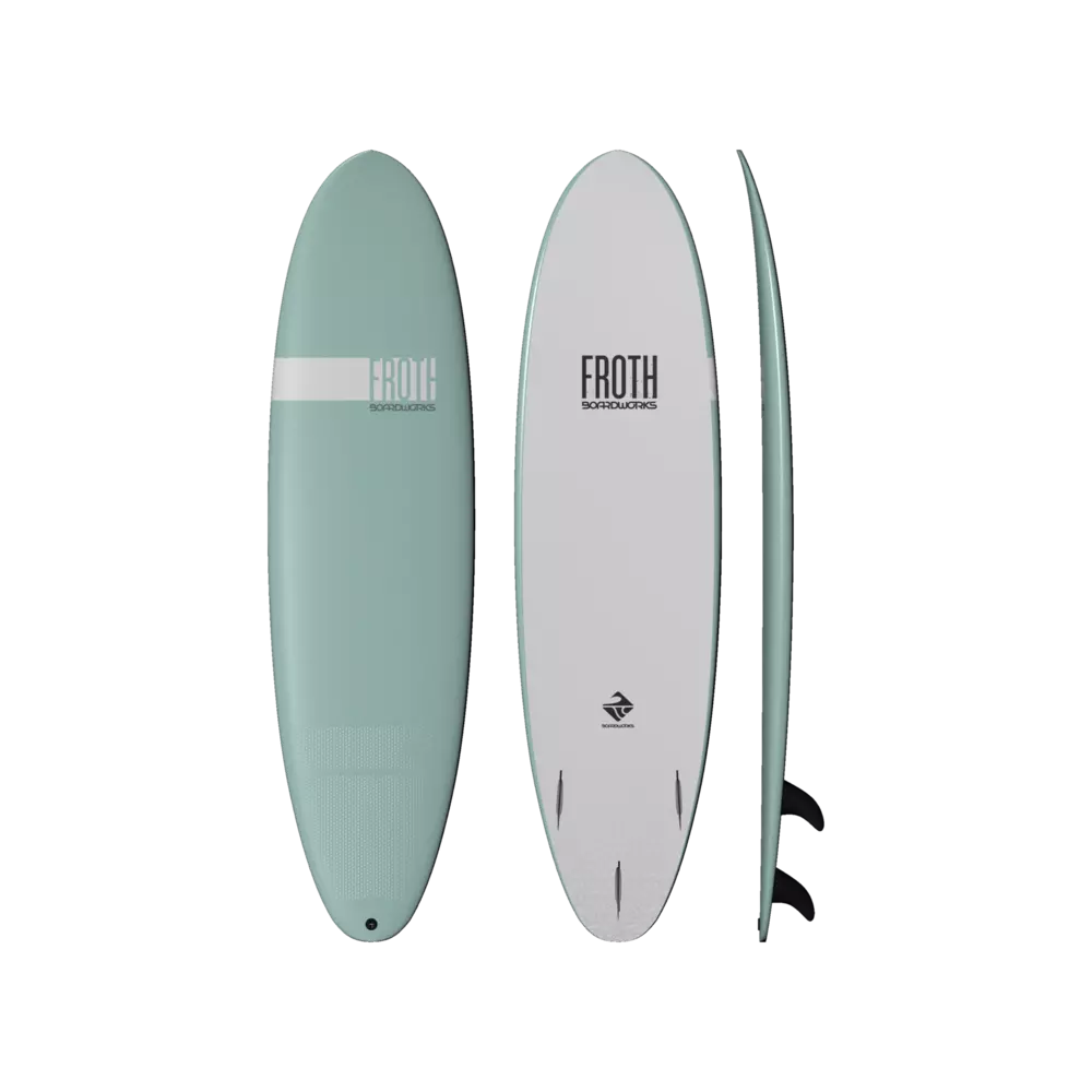 BOARDWORKS - Froth 7' Longboard - Green - 4430309509 - TOP 
