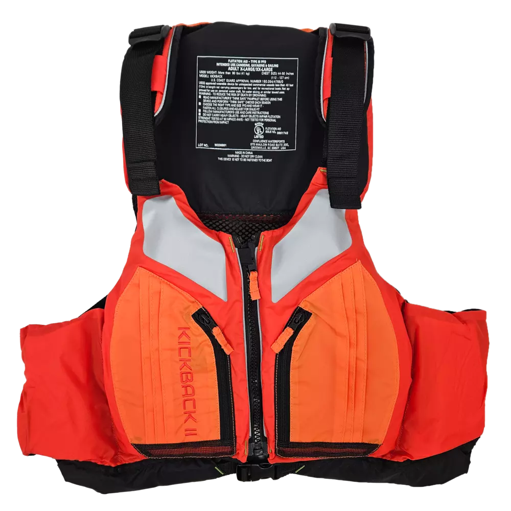 HARMONY - Kickback II Life Jacket -XL/XXL - Orange - 8023972 - 