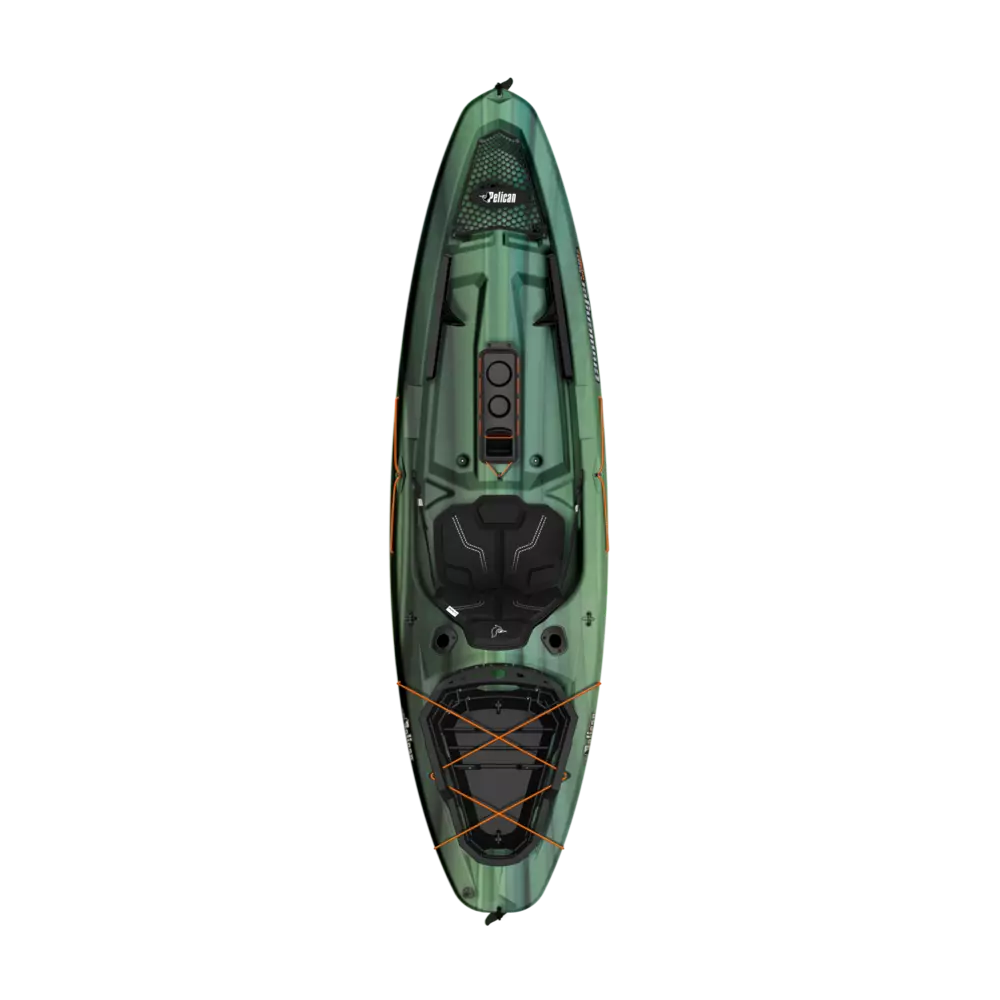 PELICAN - Challenger 100X Angler Fishing Kayak - Grey - MBF10P203 - TOP