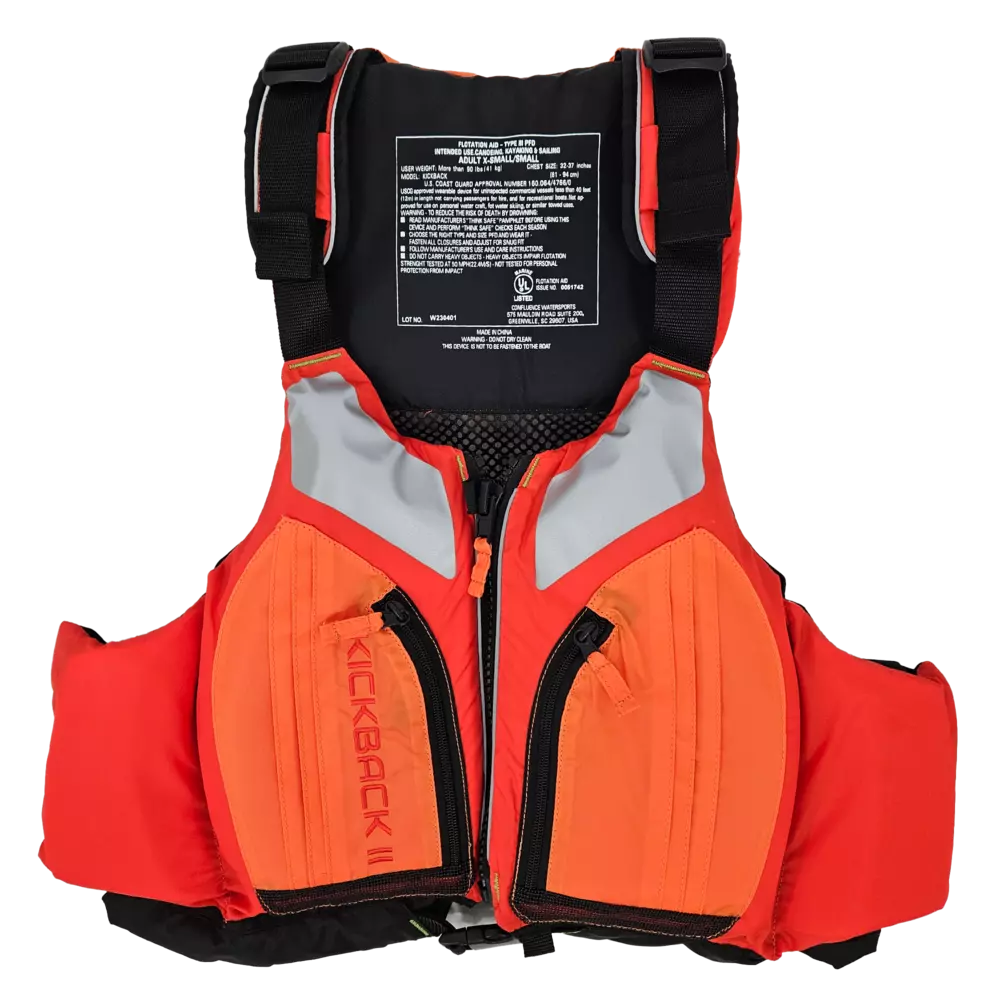 HARMONY - Kickback II Life Jacket - XS/SM - Orange - 8023970 - TOP 