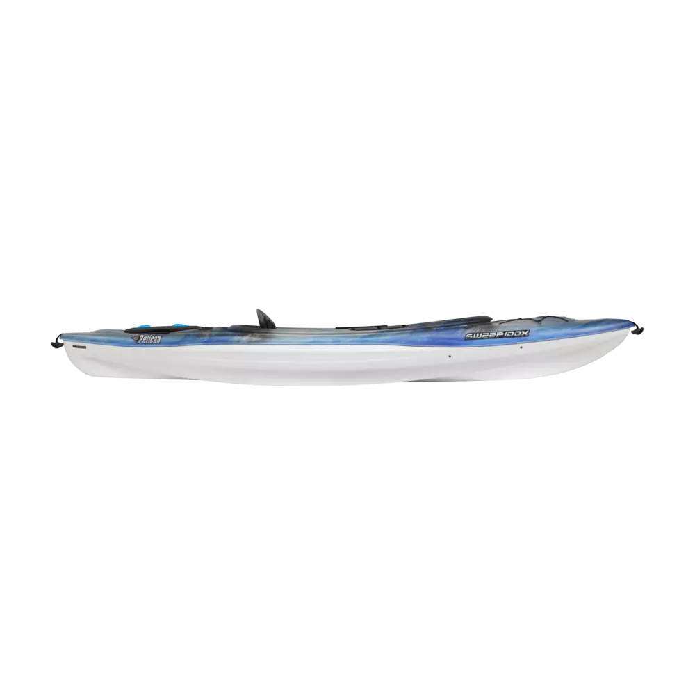 PELICAN - Sweep 100X Recreational Kayak - Grey - KXF10P301 - SIDE