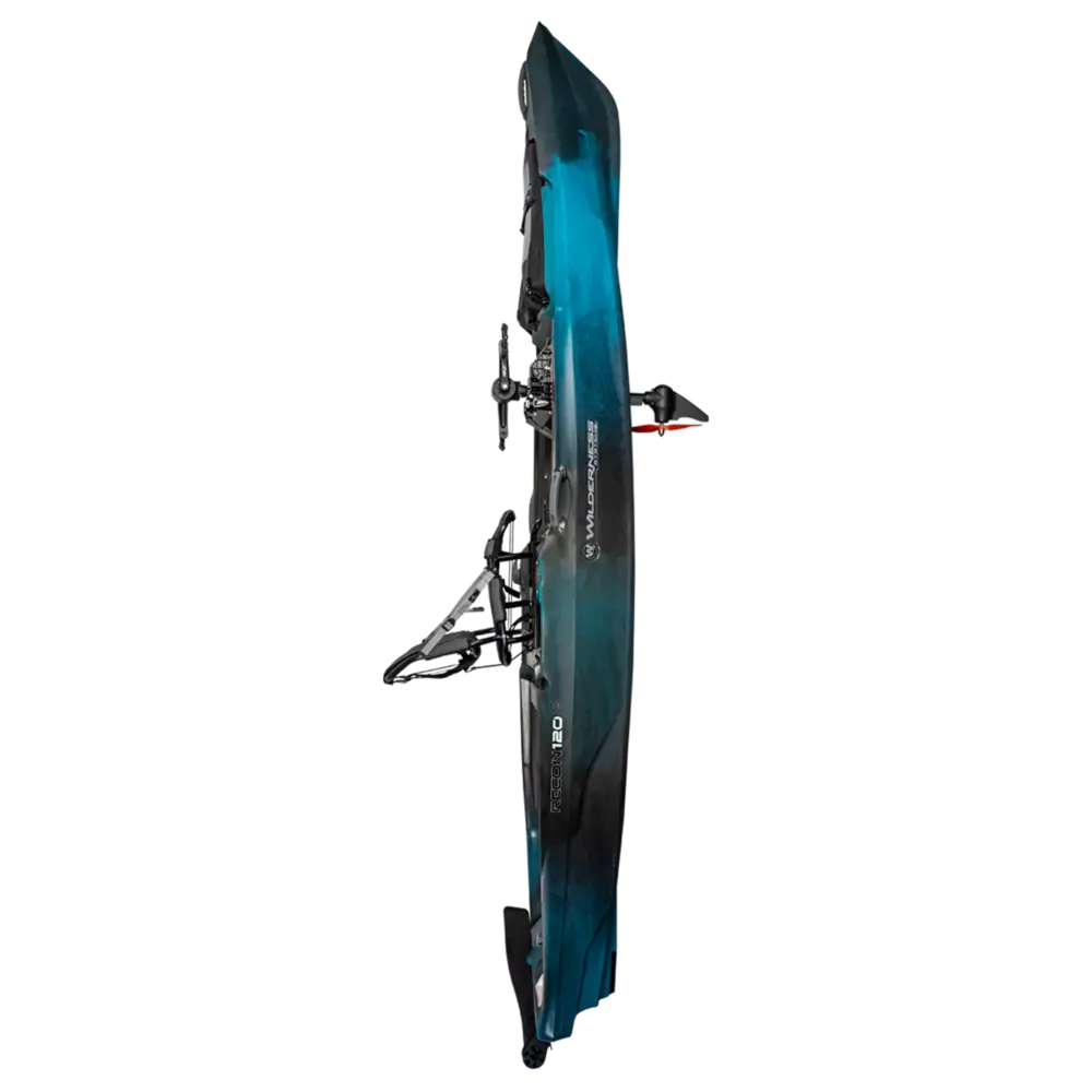 WILDERNESS SYSTEMS - Recon 120 HD Fishing Kayak - Discontinued color/model - Blue - 9751090110 - SIDE