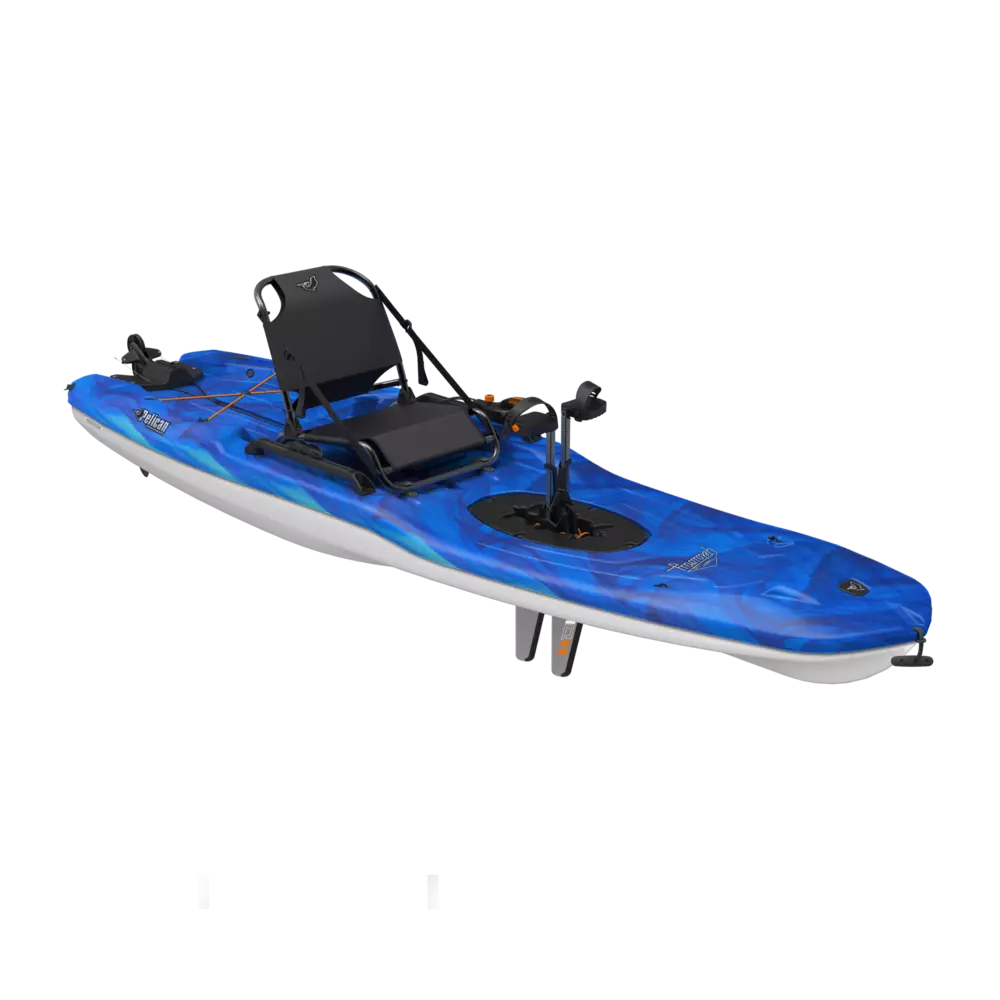 PELICAN - Getaway 110 HDII Recreational Pedal Kayak - Blue - MHP10P101-00 - ISO
