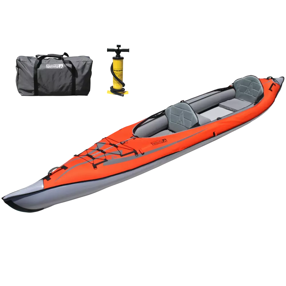ADVANCED ELEMENTS - AdvancedFrame™ Convertible Elite Kayak with Pump - Red - AE1007-E-P - ISO 