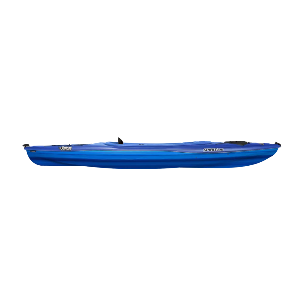 PELICAN - Spirit 100 Kayak with Paddle - Blue - KFF10P280 - SIDE