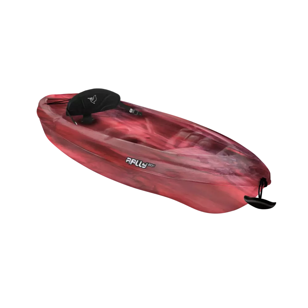 PELICAN - Rally 80X Recreational Kayak with Paddle - Red - KVF08P505 - ISO