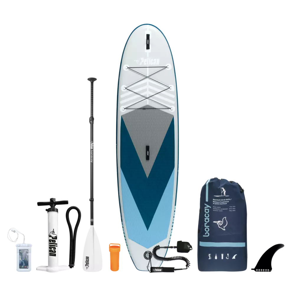 PELICAN - Planche à pagaie gonflable Boracay 10'4" - Blue - FJG10P101 - TOP
