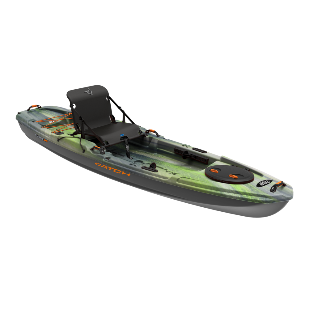 PELICAN - Catch Classic 120 Fishing Kayak - Grey - KRP12P103-00 - ISO