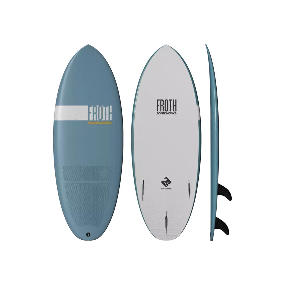 BOARDWORKS - Planche shortboard Froth de 1,7 m (5,5 pi) - Blue - 4430299508 - TOP 