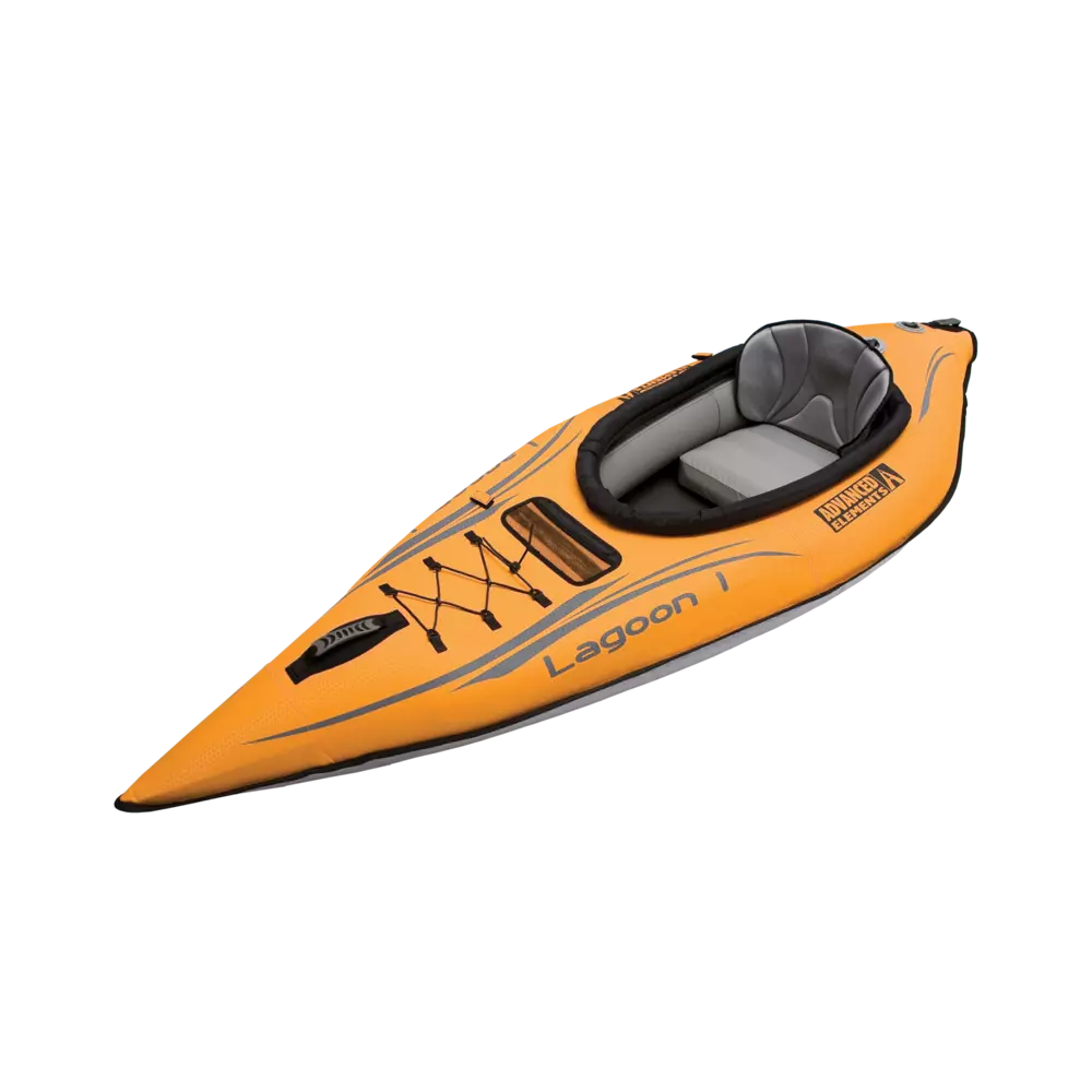 ADVANCED ELEMENTS - Lagoon1™ Recreational Kayak Without Pump - Orange - AE1031-O - ISO