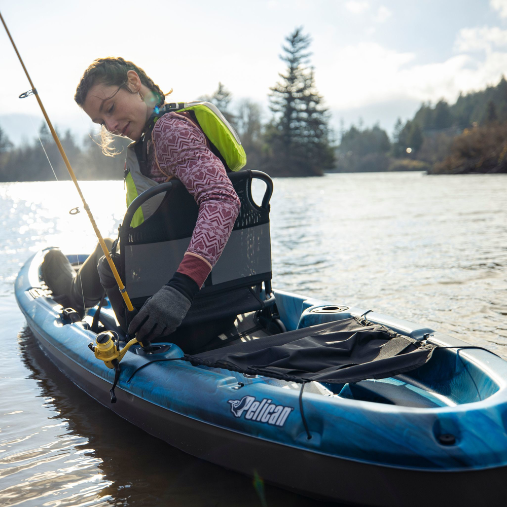 PELICAN - ECLIPSE 100XP Fishing Kayak - Grey - MGL10P405 - LIFE STYLE 2