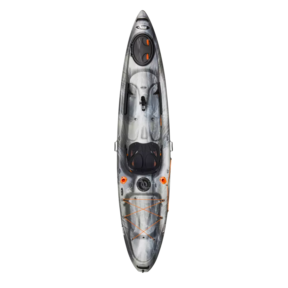 PELICAN - Strike 120X Angler Fishing Kayak - Grey - KWP12P208 - TOP
