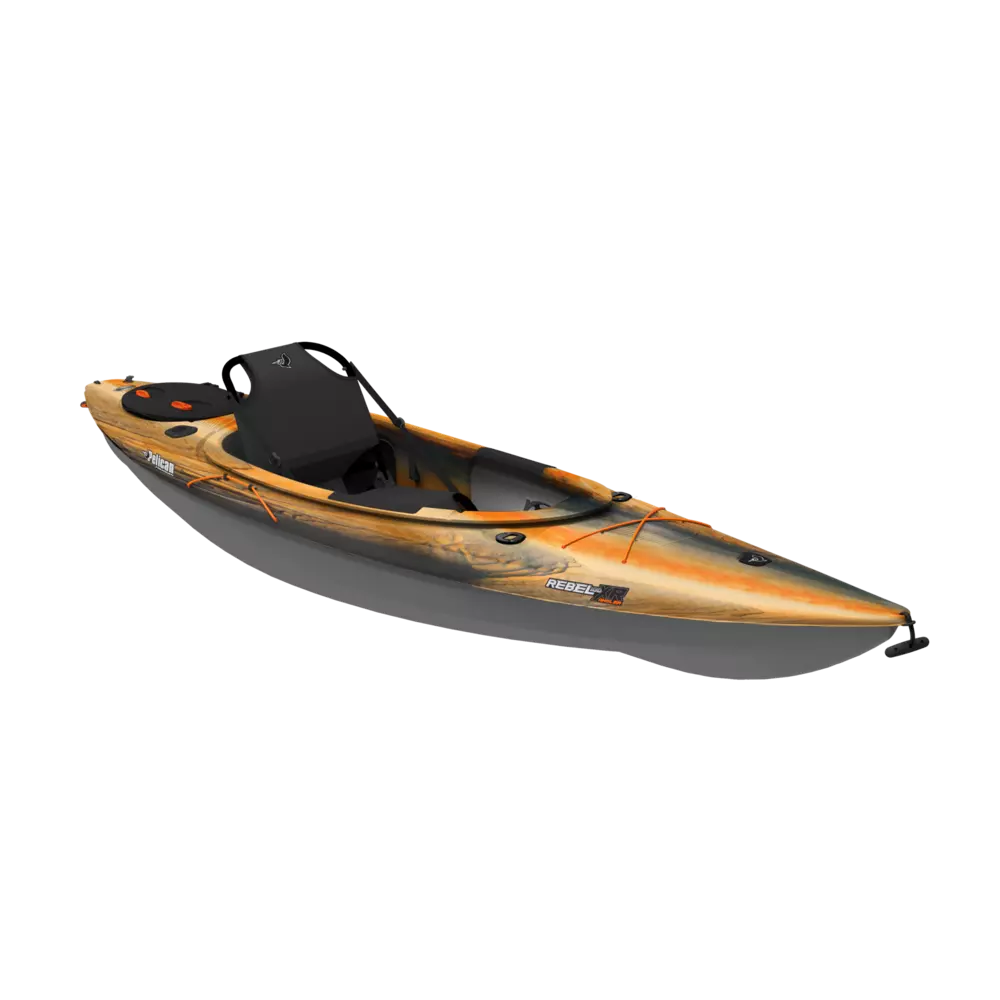 PELICAN - Rebel 100XR Angler Fishing Kayak - Grey - MDP10P700 - ISO