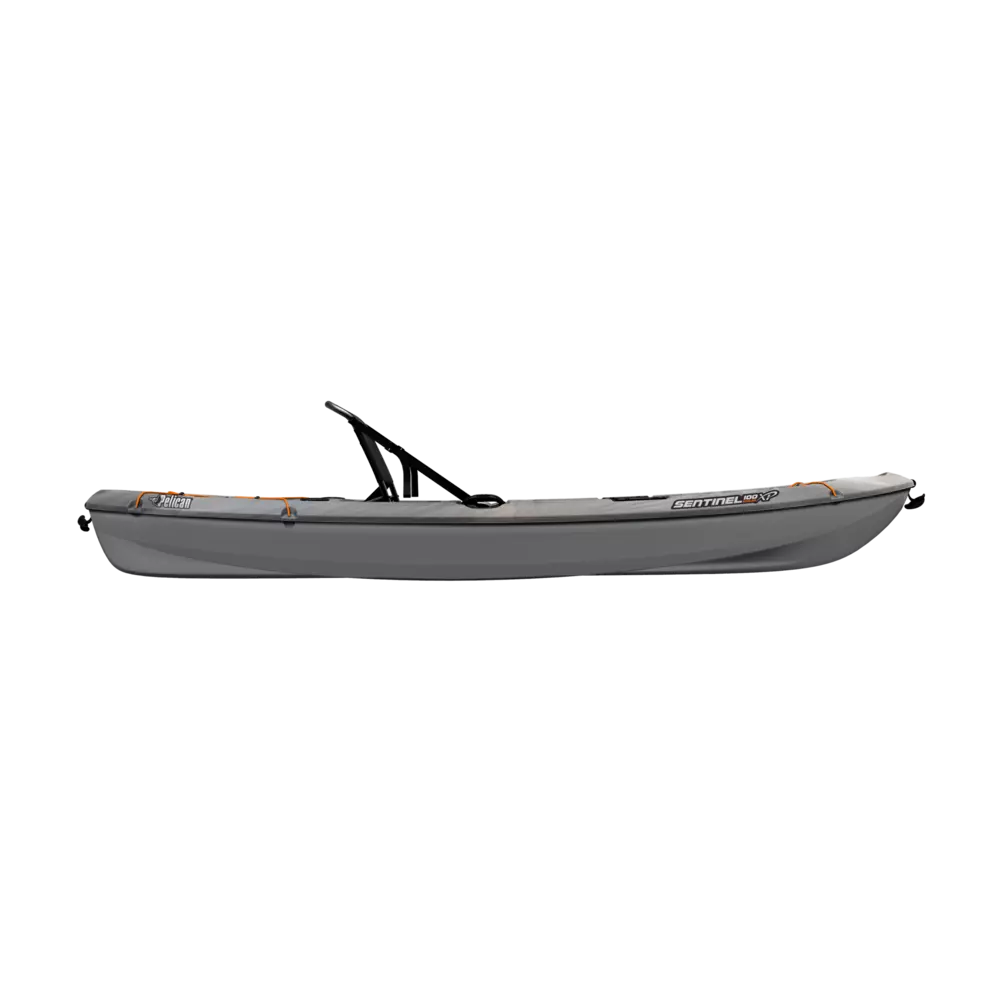 PELICAN - Sentinel 100XP Angler Fishing Kayak - Grey - MGF10P103-00 - SIDE